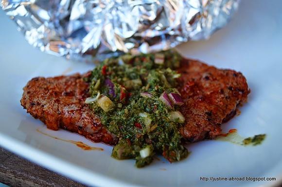 Steki z grilla z chimichurri