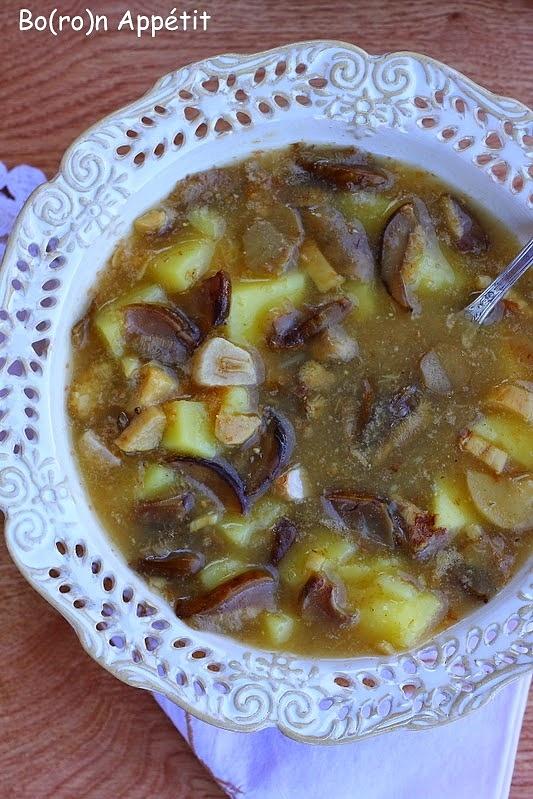 Zalewajka z grzybami