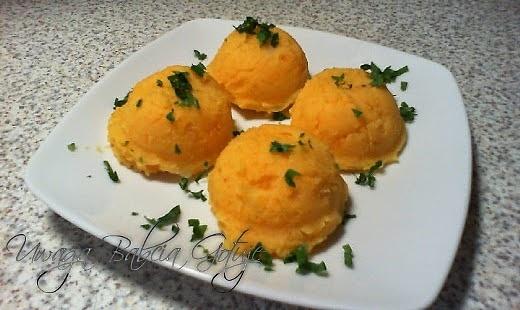 Pomarańczowe puree z ziemniaków