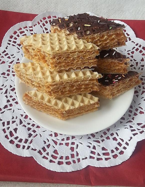 Pischinger kajmakowy wafelki z kajmakiem na imprezę