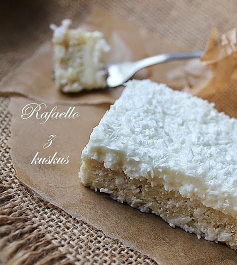 Rafaello bez pieczenia z kuskusem