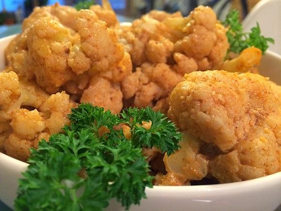 Gobi tikka czyli marynowany kalafior