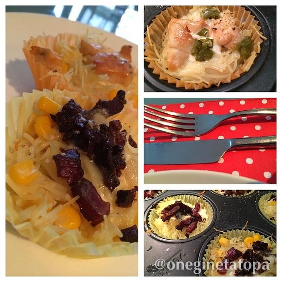Makaronowe muffinki