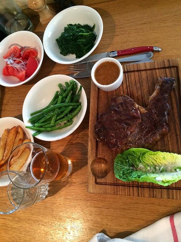 Porcja białka z mięsa - rib eye stek