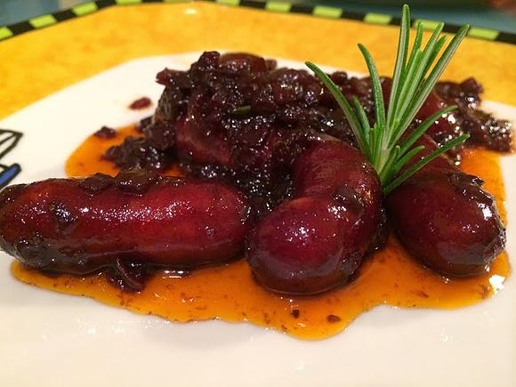 Chorizo w czerwonym winie