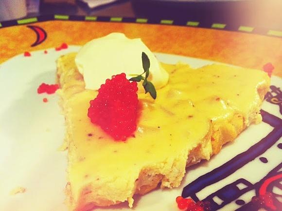 Tarta serowa na słono z Szwecji