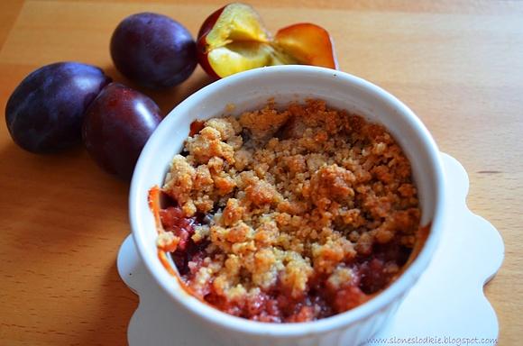Śliwkowe crumble
