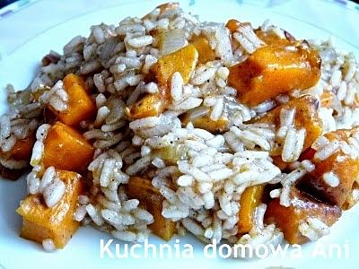 Risotto z pieczoną dynią