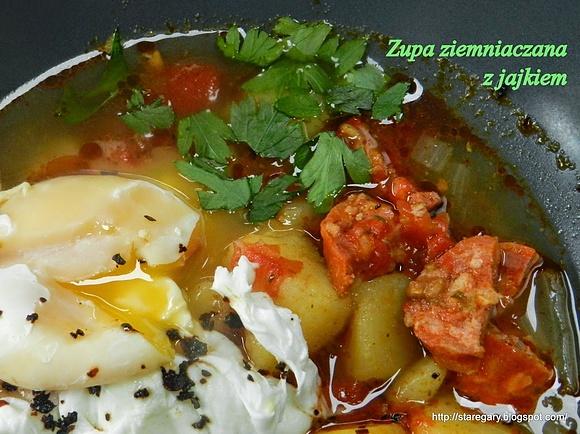 Zupa ziemniaczana z jajkiem