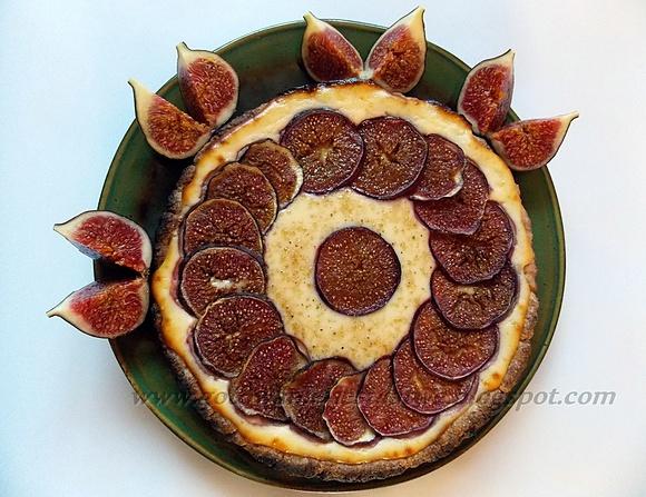 Tarta z figami i włoskim serkiem