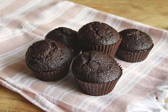 Bezcukrowe muffinki czekoladowe