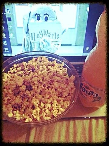 Cykl popcornowy - popcorn parmezanowy