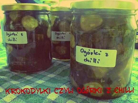 Krokodylki czyli ogórki z chilli