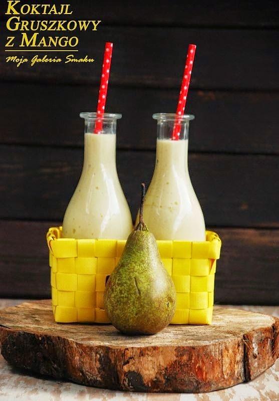 Koktajl z gruszki i mango na wiosnę
