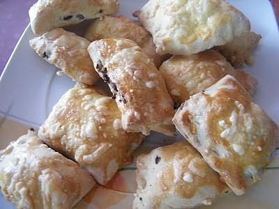 Paszteciki z mięsem i pieczarkami