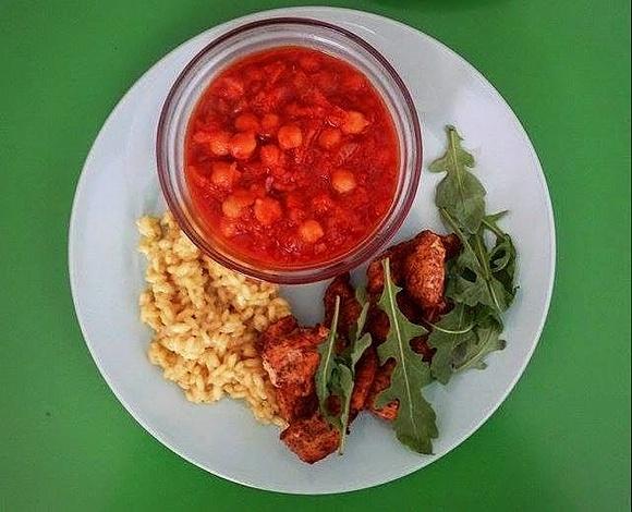 Chana Masala z kurczakiem