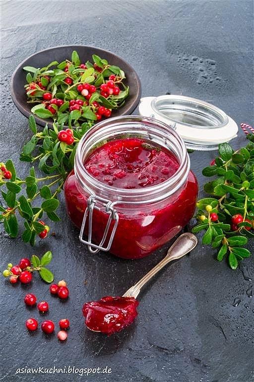 Konfitura z borówki brusznicy do sosu Cumberland
