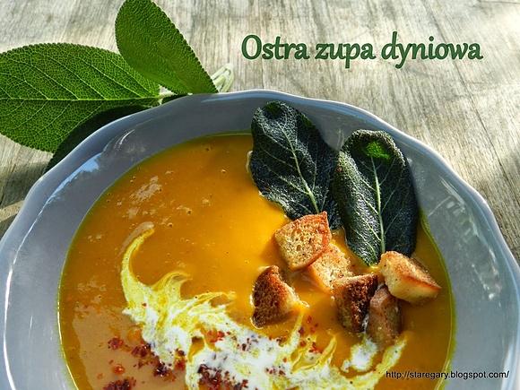 Ostra zupa z dyni Hokkaido