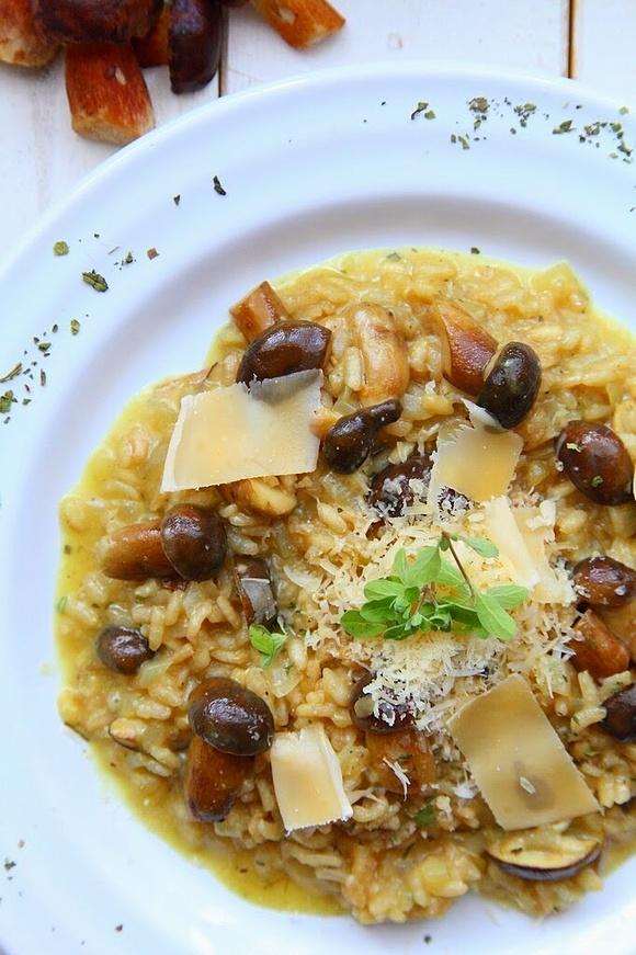Risotto z podgrzybkami
