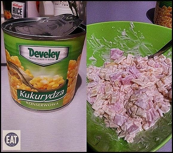 Szybka sałatka z kukurydzą
