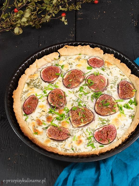 Tarta z figą i serem