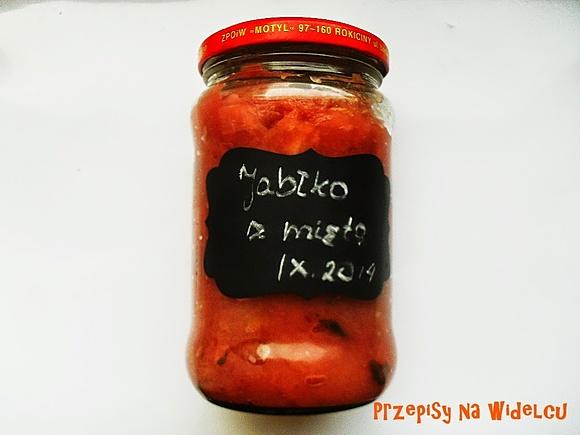 Marmolada jabłko z miętą