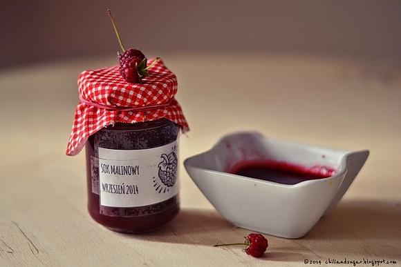 Syrop malinowy niskocukrowy