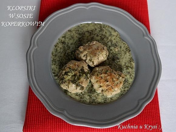 Klopsiki w sosie koperkowym