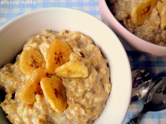 Owsianka banoffee na budyniu