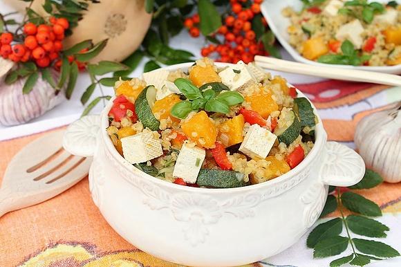 Kaszotto z dynią i tofu – lekki wegetariański obiad