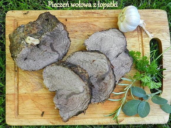 Pieczeń wołowa z łopatki w garnku rzymskim