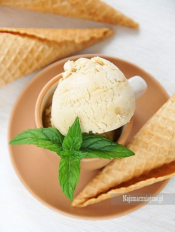 Lody kajmakowe z dulce de leche bez maszyny