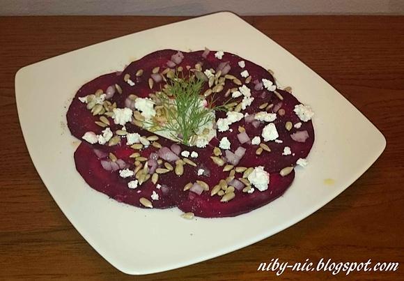 Carpaccio z buraka