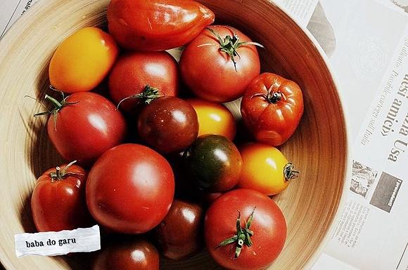 Zupa z pieczonych pomidorów z oregano i mascarpone