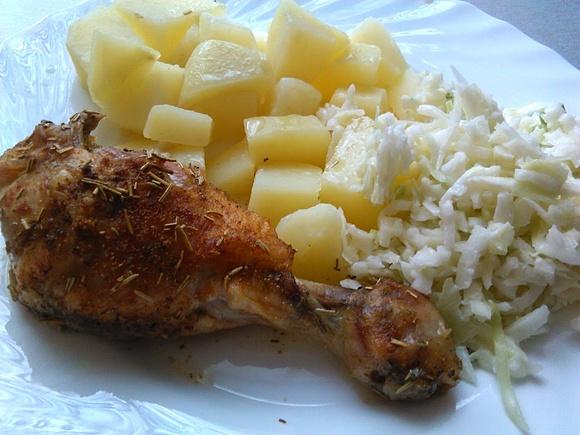 Udka pieczone z rozmarynem