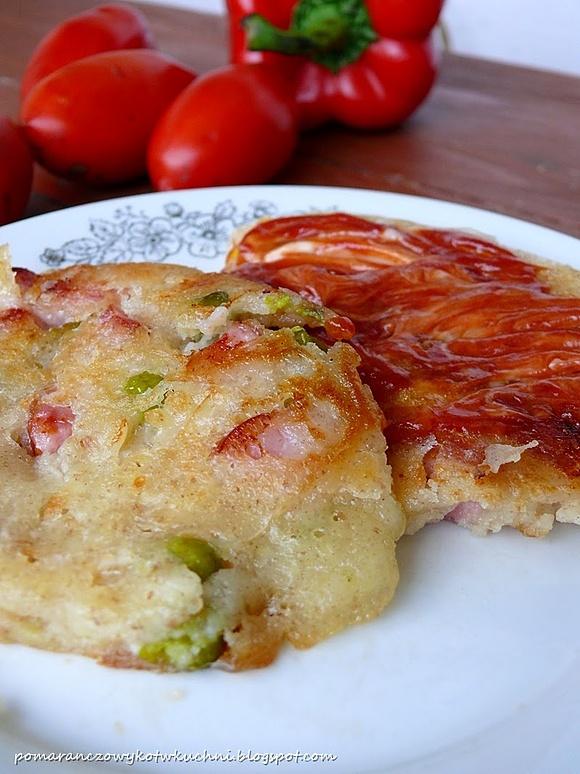 Placuszki z resztek warzyw i wędlin