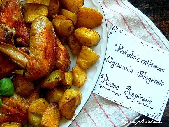 Październikowe wyzwanie blogerek - Skrzydełka w piwnej marynacie