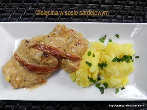 Cielęcina w sosie sardelowym