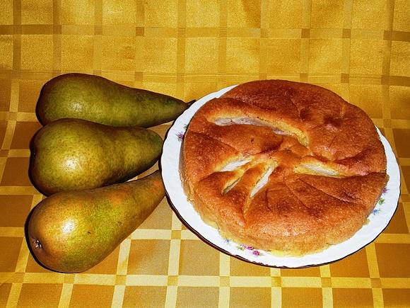Ciasto awaryjne z gruszkami