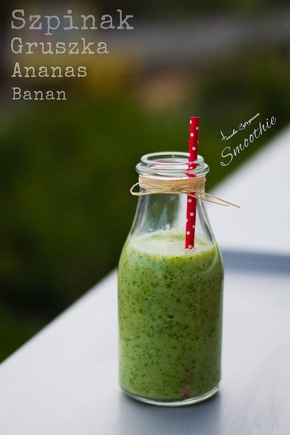 Smoothie ze szpinakiem i ananasem Biceps Papaya