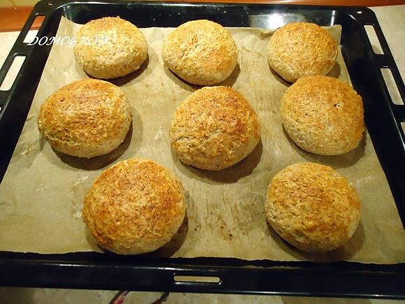 Bułki grahamki krok po kroku