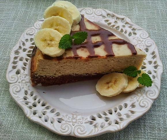 Sernik bananowy z murzynkiem
