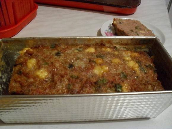 Pieczeń drobiowa z warzywami i serem