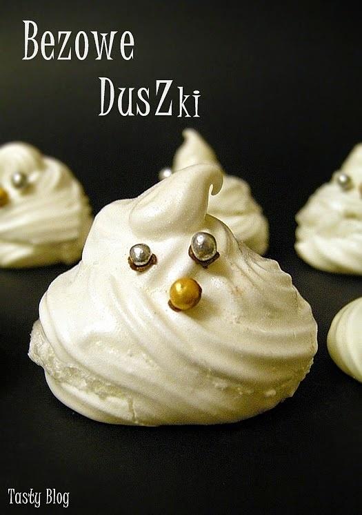 Bezowe duszki - słodkie i kruche dekoracje na Halloween
