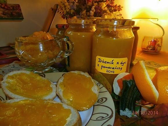 Dżemik z dyni z pomarańczą