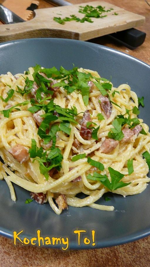 Szybkie spaghetti carbonara
