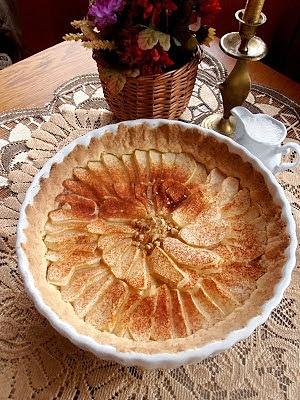 Jabłkowa tarta z cynamonem