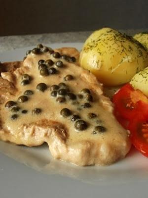 Schabowe w zielonym pieprzu