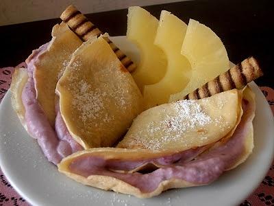 Naleśniki z porzeczkowym mascarpone