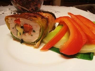 Rolada drobiowa w porach